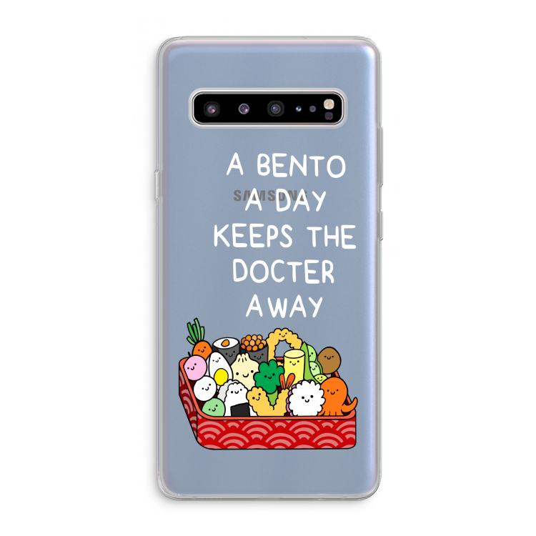 CaseCompany Bento a day: Samsung Galaxy S10 5G Transparant Hoesje