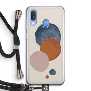 CaseCompany Geo #4: Samsung Galaxy A40 Transparant Hoesje met koord