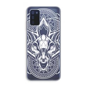 CaseCompany Oh Deer: Samsung Galaxy A03s Transparant Hoesje