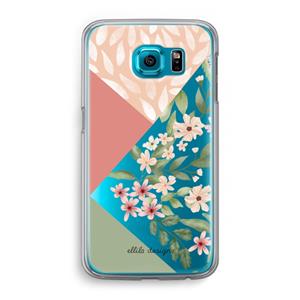 CaseCompany Sweet heaven geometrics: Samsung Galaxy S6 Transparant Hoesje