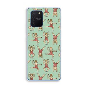 CaseCompany Gymboys: Samsung Galaxy Note 10 Lite Transparant Hoesje