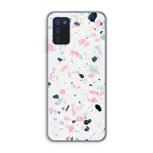 CaseCompany Terrazzo N°3: Samsung Galaxy A03s Transparant Hoesje