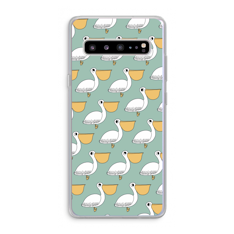 CaseCompany Pelican: Samsung Galaxy S10 5G Transparant Hoesje