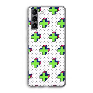 CaseCompany 8-bit N°10: Samsung Galaxy S21 Transparant Hoesje