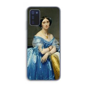 CaseCompany Eleonore: Samsung Galaxy A03s Transparant Hoesje