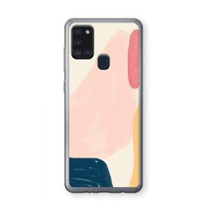 CaseCompany Saturday Flow: Samsung Galaxy A21s Transparant Hoesje