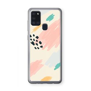 CaseCompany Sunday Chillings: Samsung Galaxy A21s Transparant Hoesje