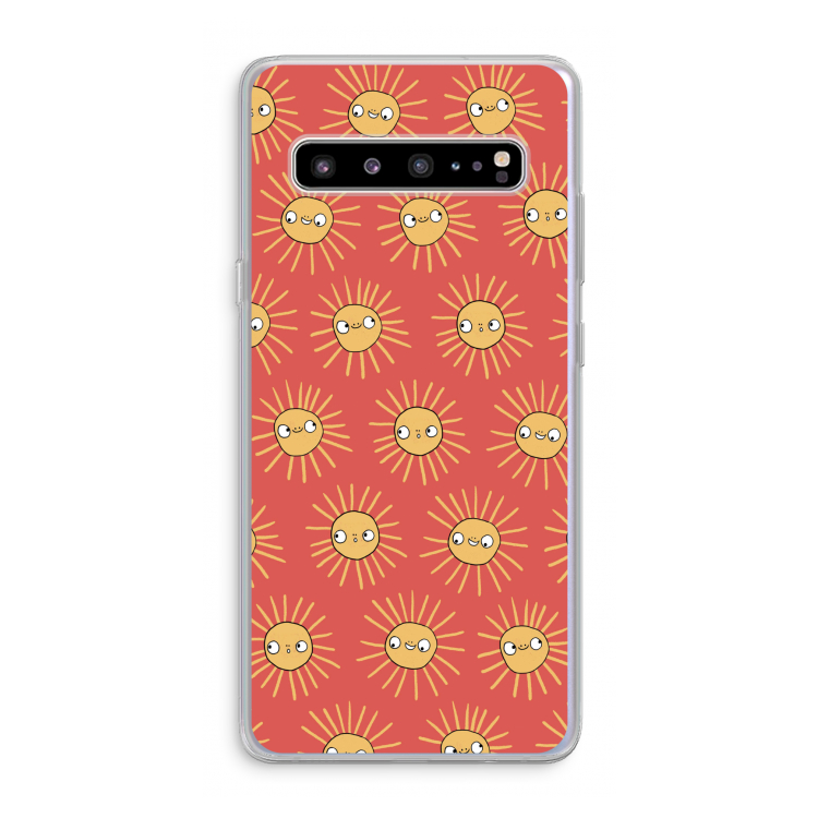 CaseCompany Zon: Samsung Galaxy S10 5G Transparant Hoesje