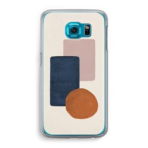 CaseCompany Geo #3: Samsung Galaxy S6 Transparant Hoesje