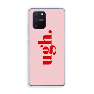 CaseCompany Ugh: Samsung Galaxy Note 10 Lite Transparant Hoesje