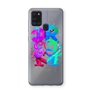 CaseCompany Dream: Samsung Galaxy A21s Transparant Hoesje