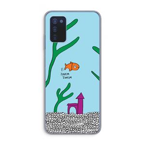CaseCompany Aquarium: Samsung Galaxy A03s Transparant Hoesje