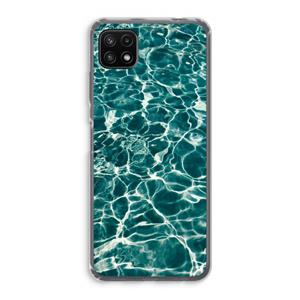 CaseCompany Weerkaatsing water: Samsung Galaxy A22 5G Transparant Hoesje