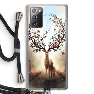 CaseCompany Seasons Change: Samsung Galaxy Note 20 / Note 20 5G Transparant Hoesje met koord