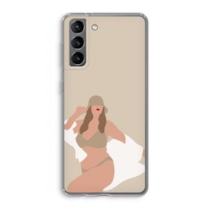 CaseCompany One of a kind: Samsung Galaxy S21 Transparant Hoesje
