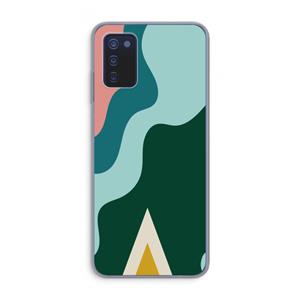 CaseCompany Noor B: Samsung Galaxy A03s Transparant Hoesje