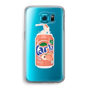 CaseCompany S(peach)less: Samsung Galaxy S6 Transparant Hoesje
