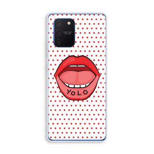 CaseCompany Yolo Denise: Samsung Galaxy Note 10 Lite Transparant Hoesje