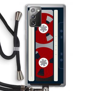 CaseCompany Here's your tape: Samsung Galaxy Note 20 / Note 20 5G Transparant Hoesje met koord