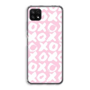 CaseCompany XOXO: Samsung Galaxy A22 5G Transparant Hoesje