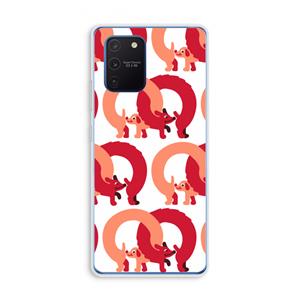 CaseCompany Dogs: Samsung Galaxy Note 10 Lite Transparant Hoesje