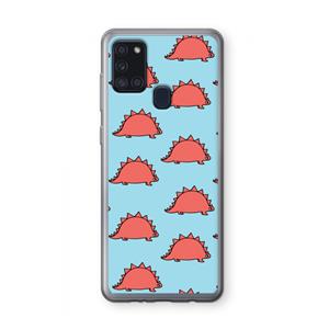 CaseCompany Dinosawrr: Samsung Galaxy A21s Transparant Hoesje