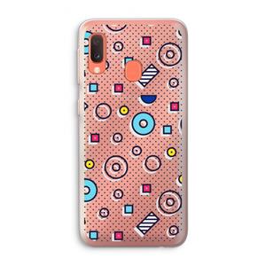 CaseCompany 8-bit N°9: Samsung Galaxy A20e Transparant Hoesje