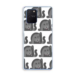 CaseCompany Cats: Samsung Galaxy Note 10 Lite Transparant Hoesje