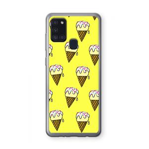 CaseCompany Isjes: Samsung Galaxy A21s Transparant Hoesje