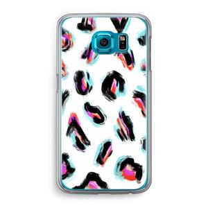 CaseCompany Cheetah color: Samsung Galaxy S6 Transparant Hoesje