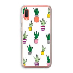 CaseCompany Sanseveria: Samsung Galaxy A20e Transparant Hoesje