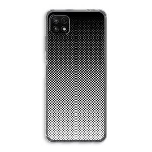 CaseCompany Musketon Halftone: Samsung Galaxy A22 5G Transparant Hoesje