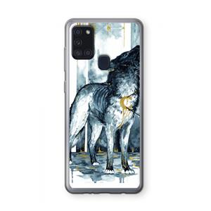 CaseCompany Bleeding Soul: Samsung Galaxy A21s Transparant Hoesje
