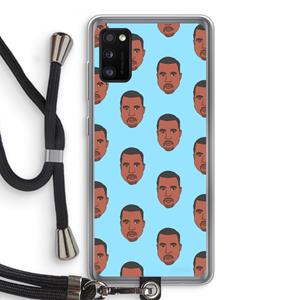 CaseCompany Kanye Call Me℃: Samsung Galaxy A41 Transparant Hoesje met koord