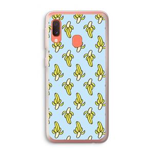 CaseCompany Bananas: Samsung Galaxy A20e Transparant Hoesje