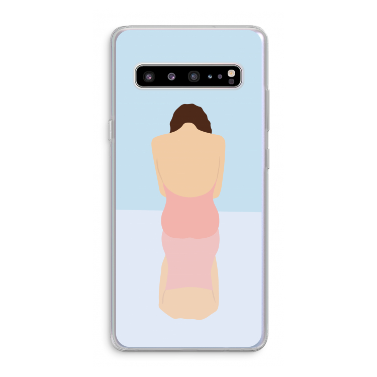 CaseCompany Mirror: Samsung Galaxy S10 5G Transparant Hoesje