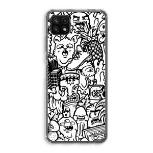 CaseCompany Vexx Mixtape #2: Samsung Galaxy A22 5G Transparant Hoesje