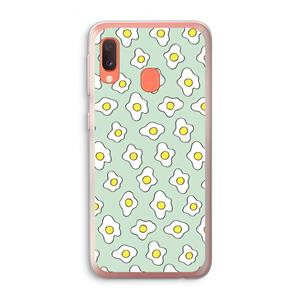 CaseCompany Spiegeleitjes: Samsung Galaxy A20e Transparant Hoesje