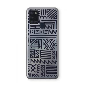 CaseCompany Marrakech print: Samsung Galaxy A21s Transparant Hoesje