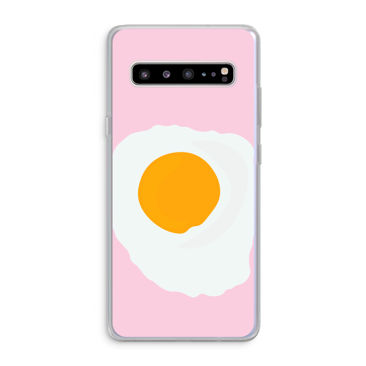 CaseCompany Sunny side up: Samsung Galaxy S10 5G Transparant Hoesje