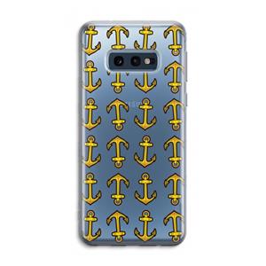 CaseCompany Musketon Anchor: Samsung Galaxy S10e Transparant Hoesje