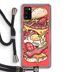 CaseCompany Diet Coke Please: Samsung Galaxy A41 Transparant Hoesje met koord