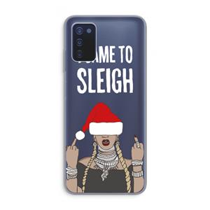 CaseCompany Came To Sleigh: Samsung Galaxy A03s Transparant Hoesje