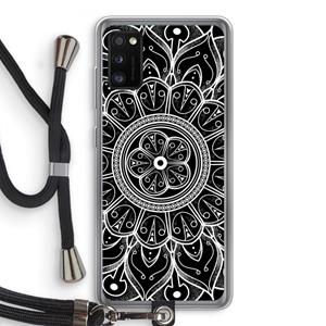 CaseCompany Roses Are Red: Samsung Galaxy A41 Transparant Hoesje met koord