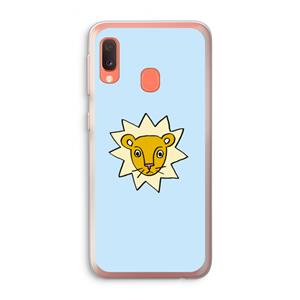 CaseCompany Kleine leeuw: Samsung Galaxy A20e Transparant Hoesje