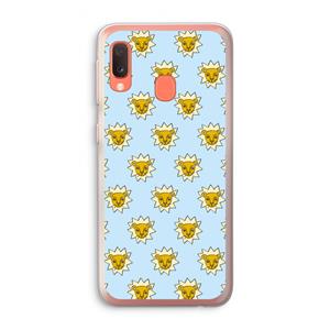 CaseCompany Leeuwenkoppen: Samsung Galaxy A20e Transparant Hoesje