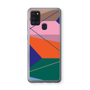 CaseCompany Gestalte 1: Samsung Galaxy A21s Transparant Hoesje