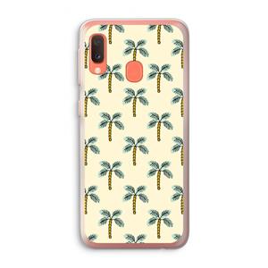 CaseCompany Paradise: Samsung Galaxy A20e Transparant Hoesje