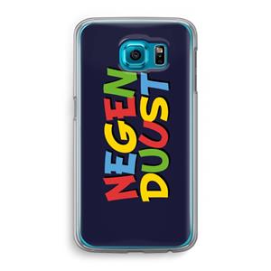 CaseCompany 90's One: Samsung Galaxy S6 Transparant Hoesje