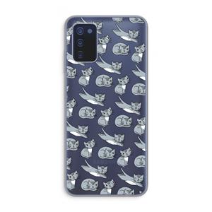 CaseCompany Poezen: Samsung Galaxy A03s Transparant Hoesje